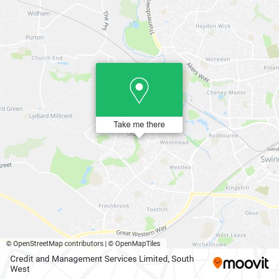 Credit and Management Services Limited map