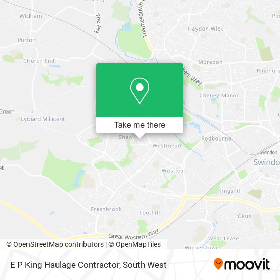 E P King Haulage Contractor map