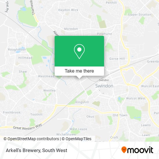 Arkell's Brewery map