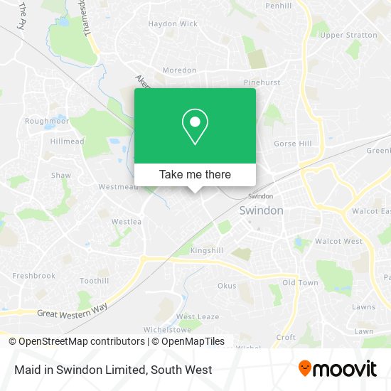 Maid in Swindon Limited map