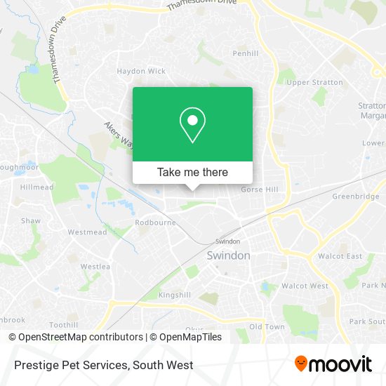 Prestige Pet Services map