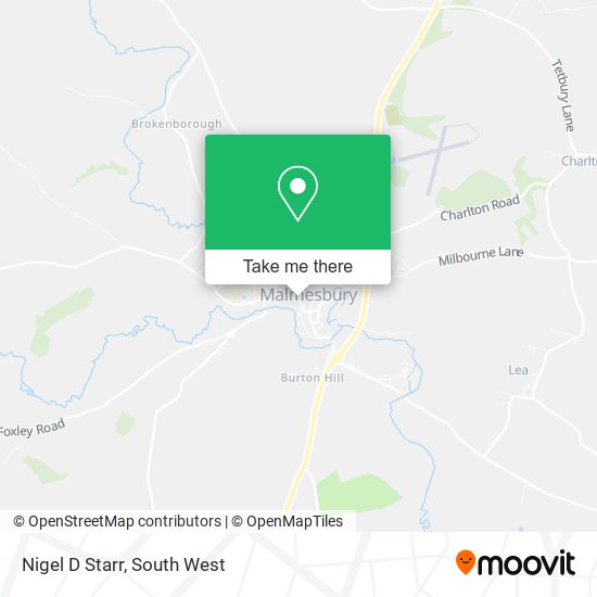 Nigel D Starr map