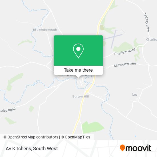 Av Kitchens map
