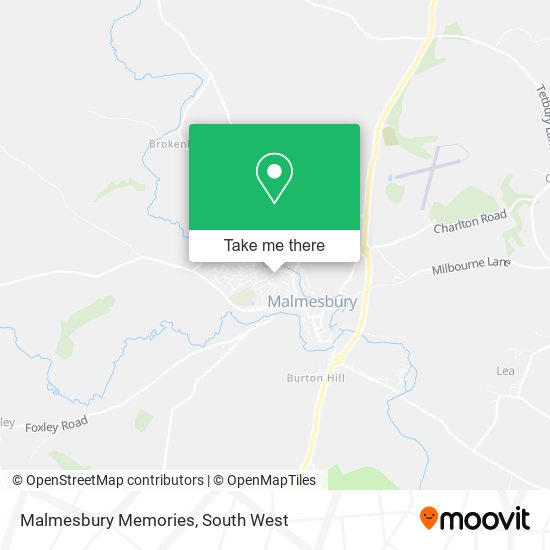 Malmesbury Memories map