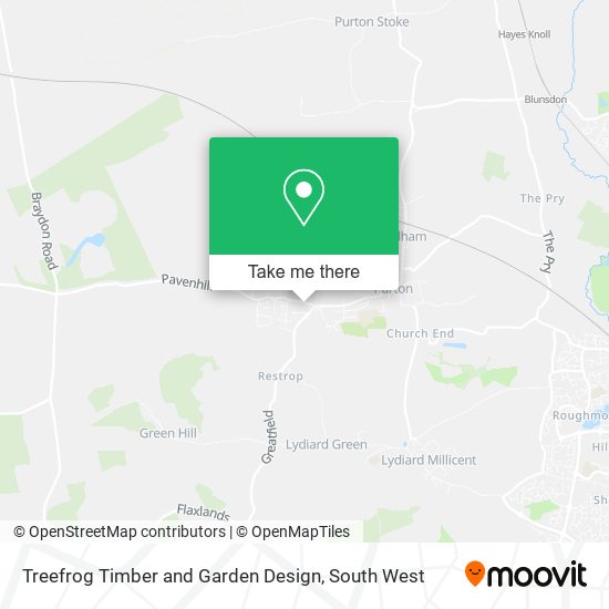 Treefrog Timber and Garden Design map