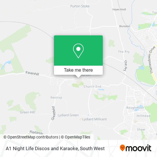 A1 Night Life Discos and Karaoke map
