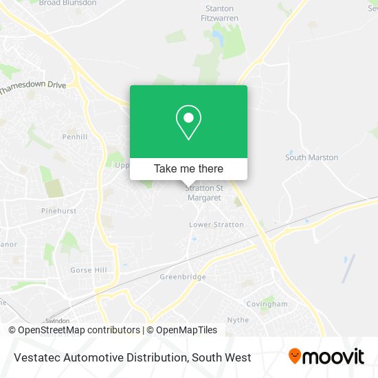 Vestatec Automotive Distribution map
