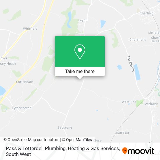 Pass & Totterdell Plumbing, Heating & Gas Services map