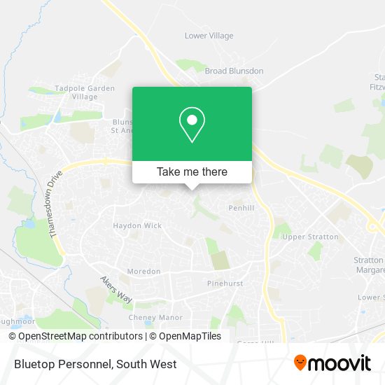 Bluetop Personnel map