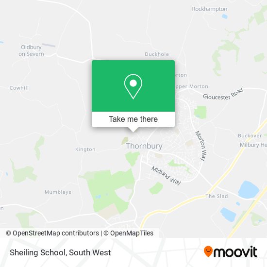 Sheiling School map