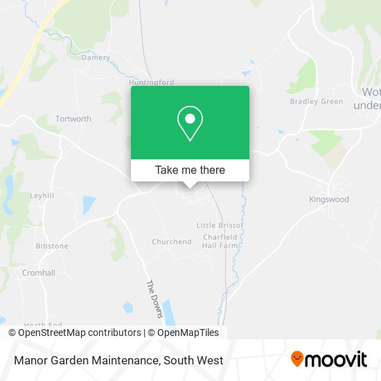 Manor Garden Maintenance map