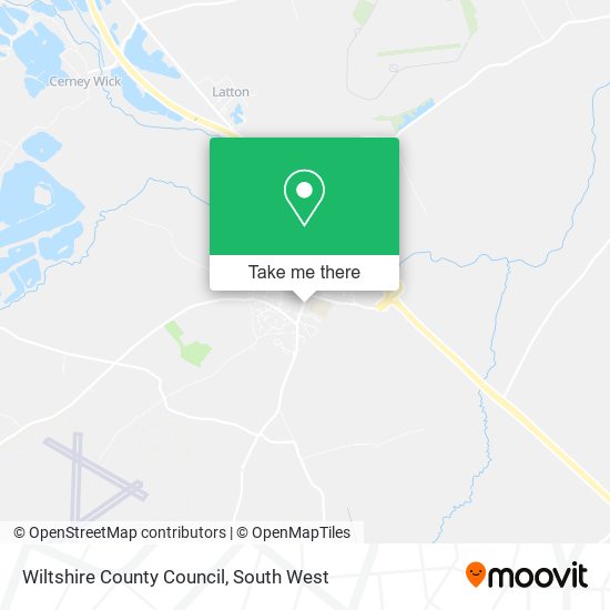 Wiltshire County Council map