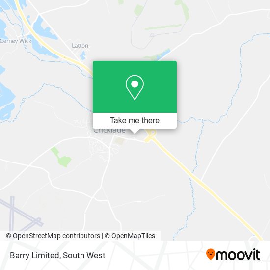 Barry Limited map