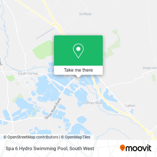 Spa 6 Hydro Swimming Pool map