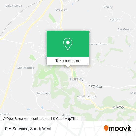 D H Services map