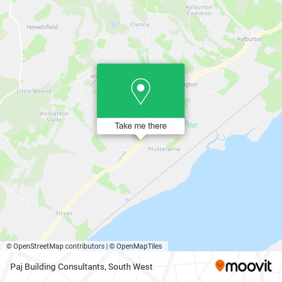Paj Building Consultants map