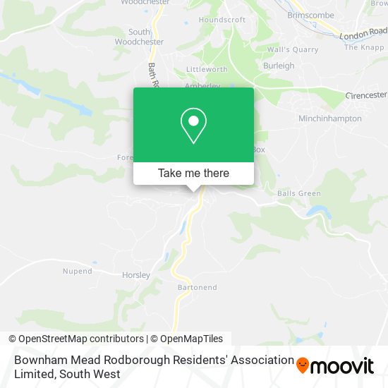 Bownham Mead Rodborough Residents' Association Limited map