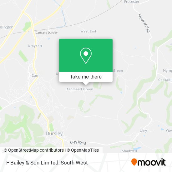 F Bailey & Son Limited map