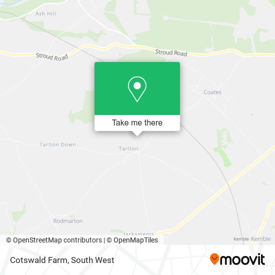 Cotswald Farm map