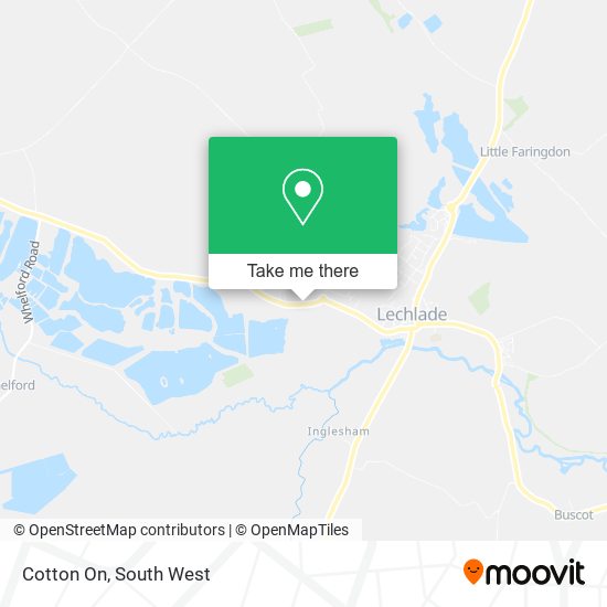 Cotton On map