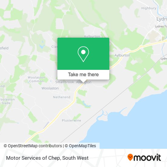 Motor Services of Chep map