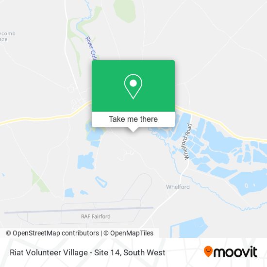 Riat Volunteer Village - Site 14 map