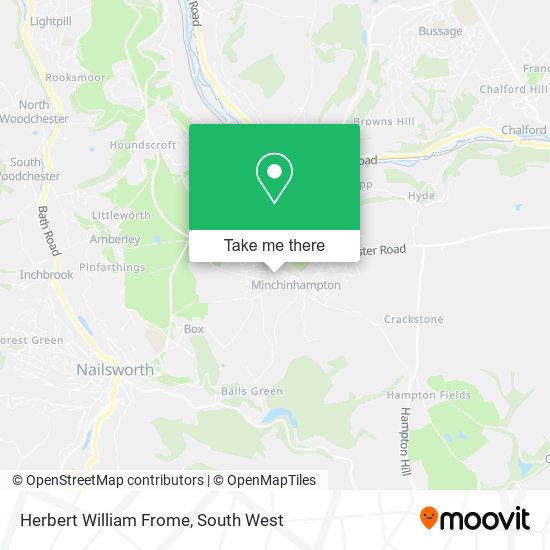 Herbert William Frome map