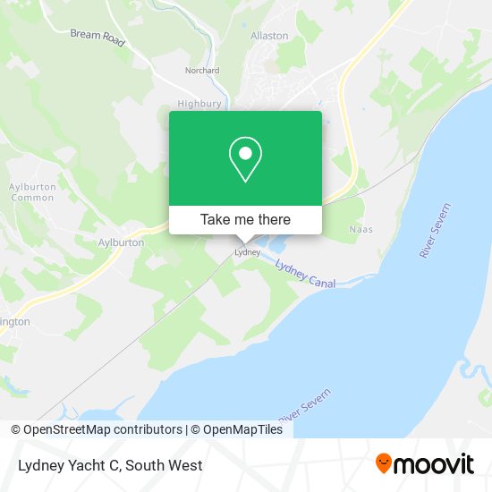 Lydney Yacht C map
