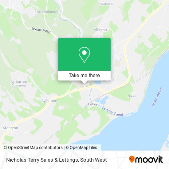 Nicholas Terry Sales & Lettings map