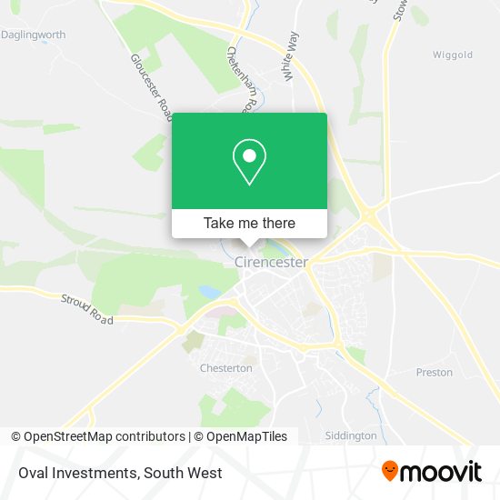 Oval Investments map