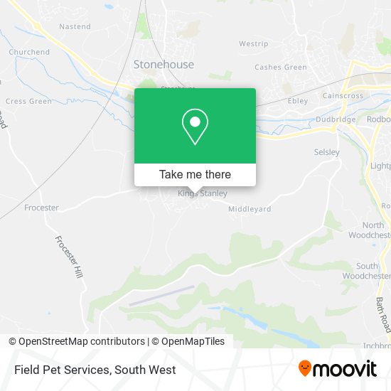 Field Pet Services map