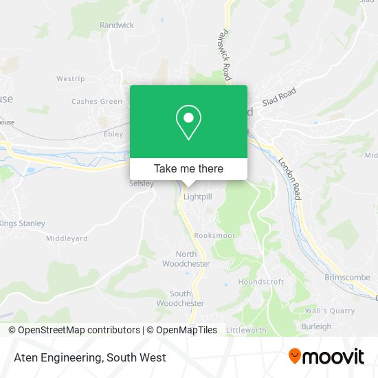 Aten Engineering map