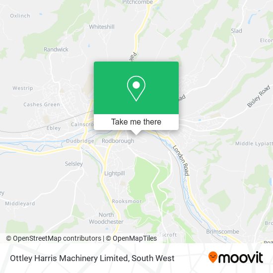 Ottley Harris Machinery Limited map