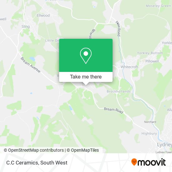 C.C Ceramics map
