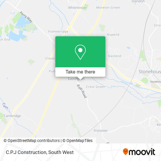 C.P.J Construction map
