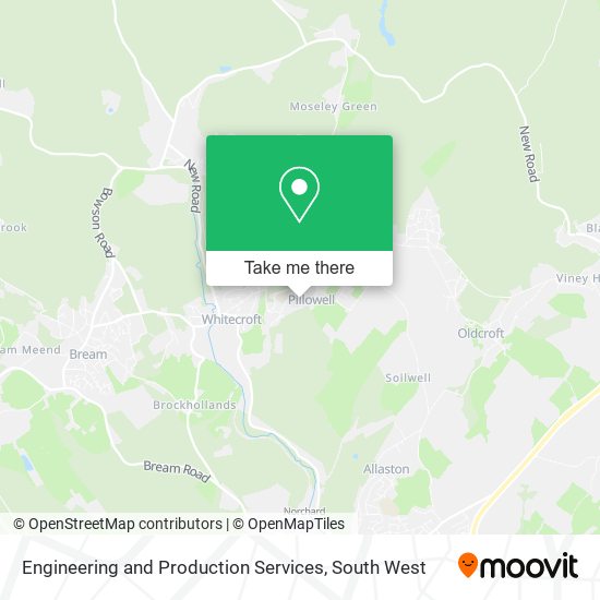 Engineering and Production Services map