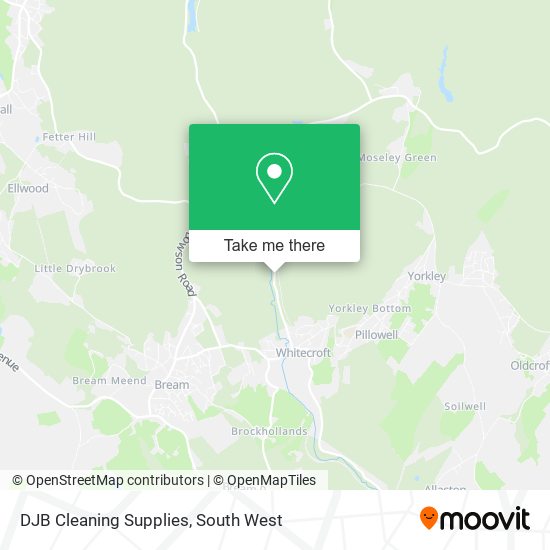 DJB Cleaning Supplies map