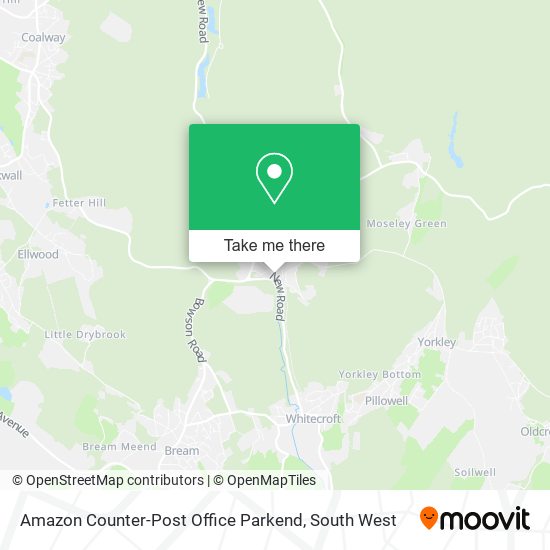 Amazon Counter-Post Office Parkend map