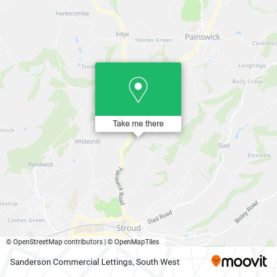 Sanderson Commercial Lettings map