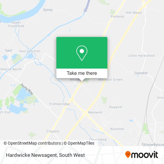 Hardwicke Newsagent map