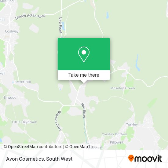 Avon Cosmetics map