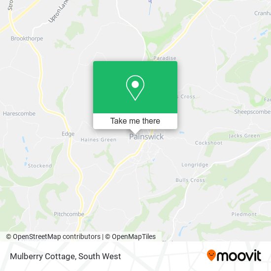 Mulberry Cottage map