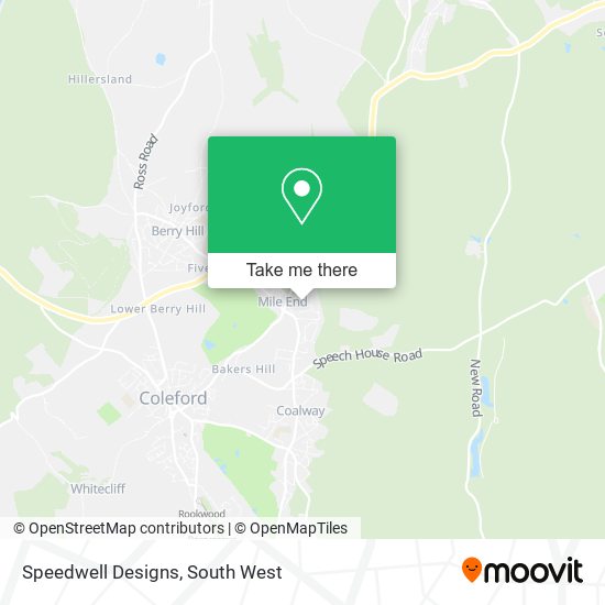 Speedwell Designs map