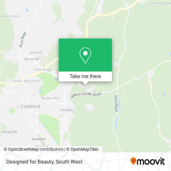 Designed for Beauty map