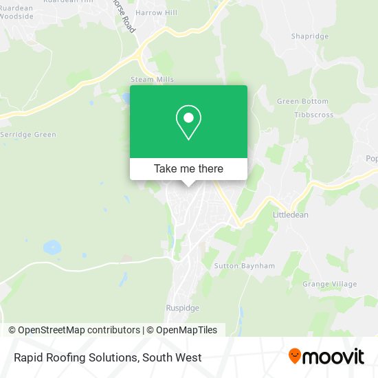 Rapid Roofing Solutions map