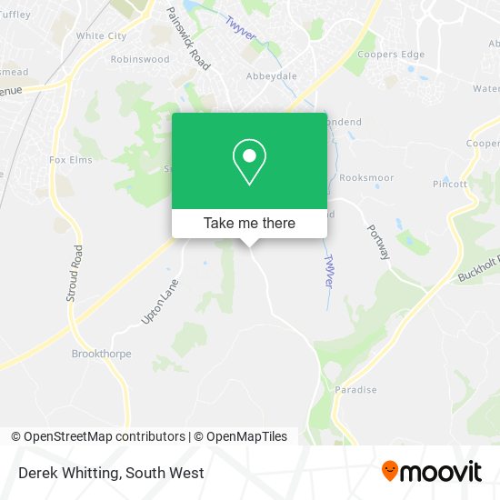 Derek Whitting map