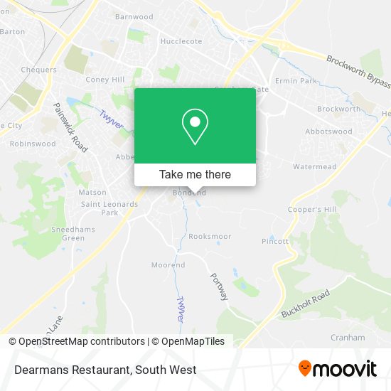 Dearmans Restaurant map