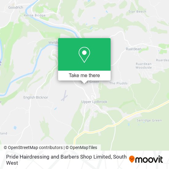 Pride Hairdressing and Barbers Shop Limited map