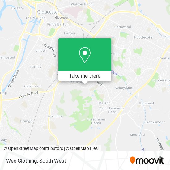 Wee Clothing map