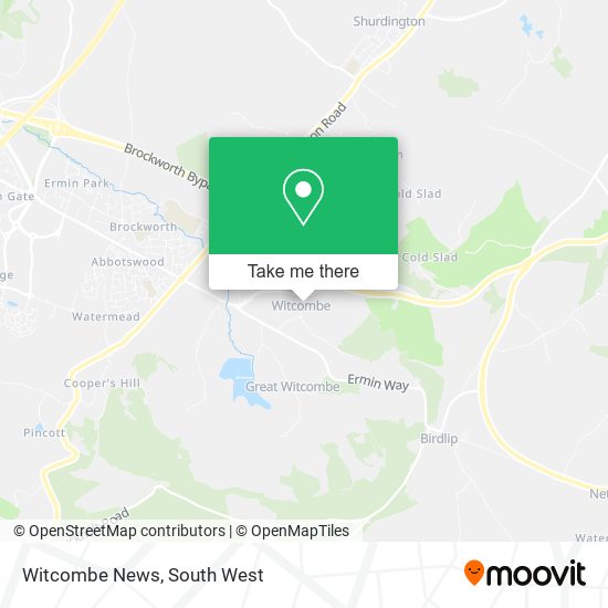 Witcombe News map